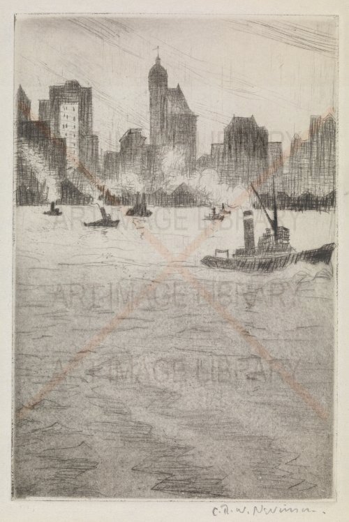 Image no. 3368: From the Ferry, New York (Christopher Richard Wynne Nevinson), code=S, ord=0, date=1921